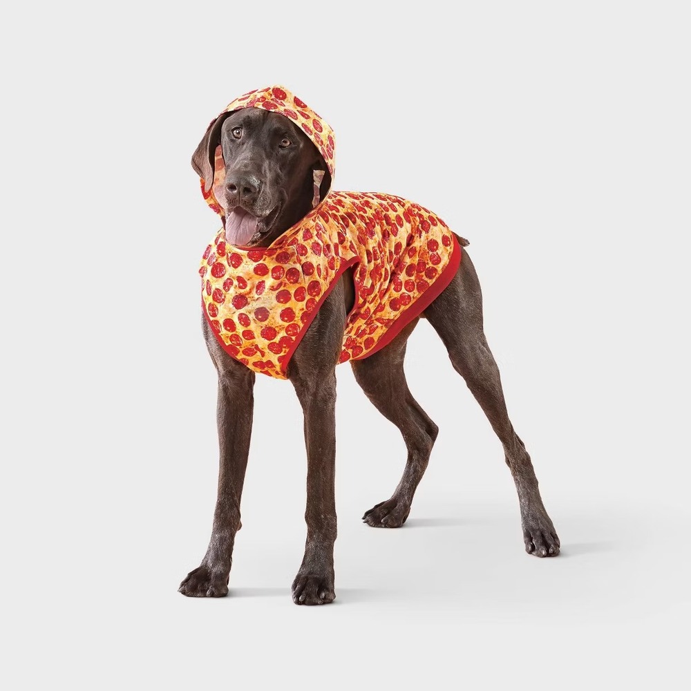 Pizza Dog and Cat Hoodie - Boots &‎ Barkley sz L